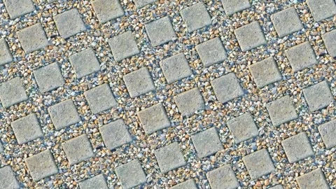Decorative Stone Tile Floor Video stock 319884210