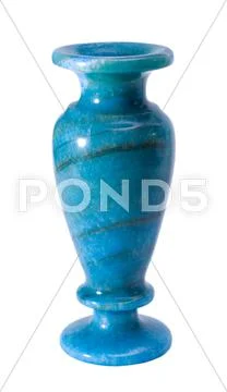 Decorative stone vase Stock Photos