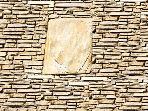 Decorative stone wall. background modern style. real stone wall surface Stock Photos