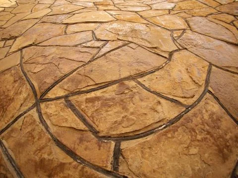 Decorative stone wall Stock Photos