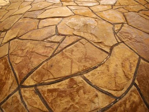 Decorative stone wall Stock Photos