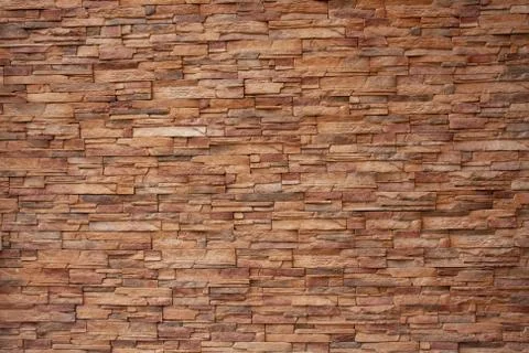 Decorative stone wall Stock Photos
