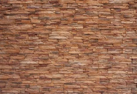 Decorative stone wall Stock Photos