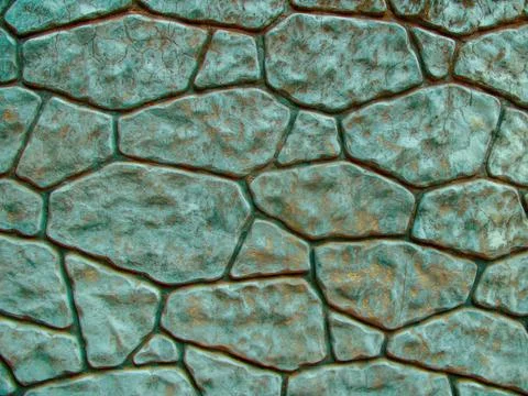 Decorative stone wall Stock Photos