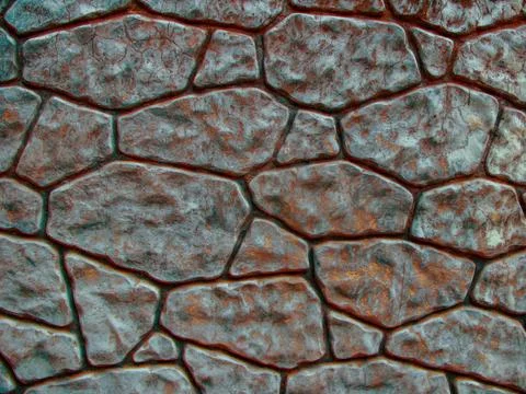 Decorative stone wall Stock Photos