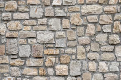 Decorative stone wall Stock Photos