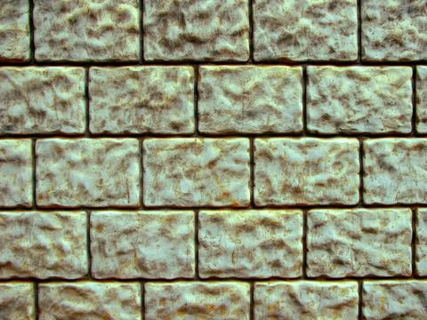 Decorative stone wall Stock Photos