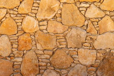 Decorative stone wall Stock Photos