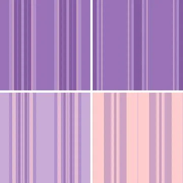 Decorative striped pattern set for holiday wrapping paper. Coordinated line.. Stock Illustration
