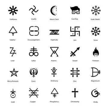 Decorative Symbols Solid Vectors Pack Stock Illustration
