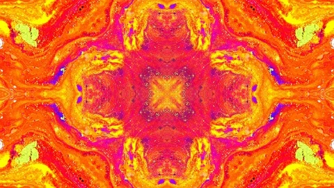 Decorative, symmetrically moving background. Loop footage Stock Footage 114893521