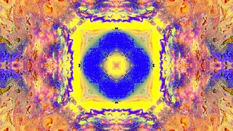 Decorative, symmetrically moving background. Loop footage Stock Footage 114894880