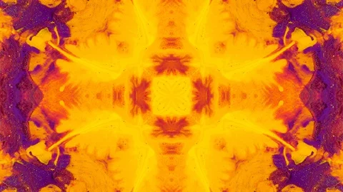 Decorative, symmetrically moving background. Loop footage Vídeos de archivo 114895834