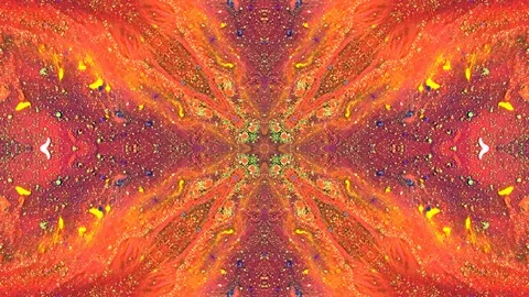 Decorative, symmetrically moving background. Loop footage 動画素材 114896140