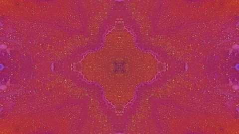 Decorative, symmetrically moving background. Loop footage Stock Footage 115076565