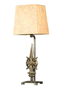 Decorative table lamp isolated on white background Stock Photos