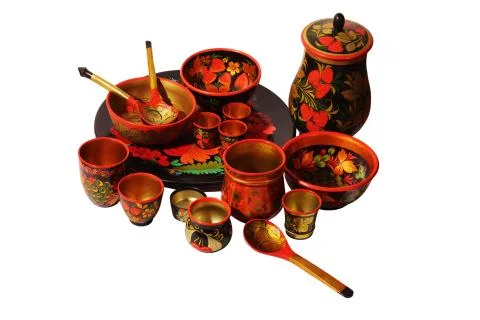 Decorative tableware Stock Photos