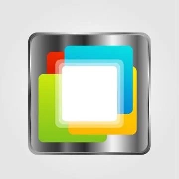 Decorative text box Stock Illustration