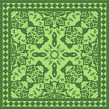 Decorative tile generated texture 스톡 일러스트