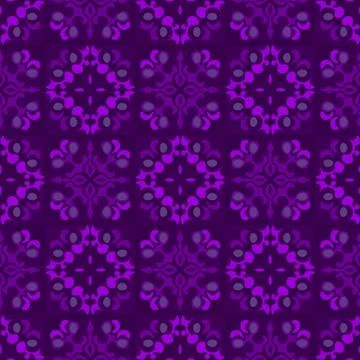 Decorative tiles seamless pattern Stock Illustration