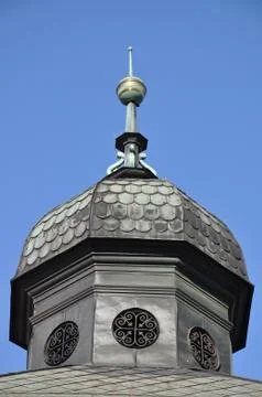 Decorative top of the tower Foto stock