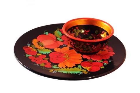 Decorative tray Stock Photos