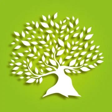 Decorative tree Stock Illustration