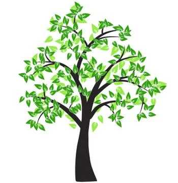 Decorative tree Stock Illustration