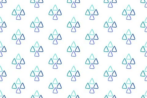 Decorative triangle line seamless pattern design Stock Illustration