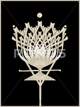 Decorative tribal pattern Stock Illustration