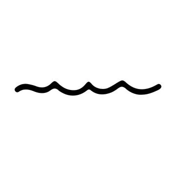 Decorative triple crest divider vector illustration with flowing wave inspi.. Stock Illustration