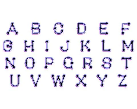 Decorative typeface set isolated on white bakground.Uppercase vector alphabet. Stock Illustration