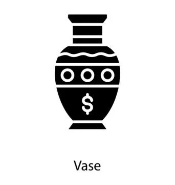 Decorative Vase Pot Stock Illustration
