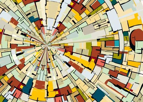 Decorative vector background, abstract template Stock Illustration