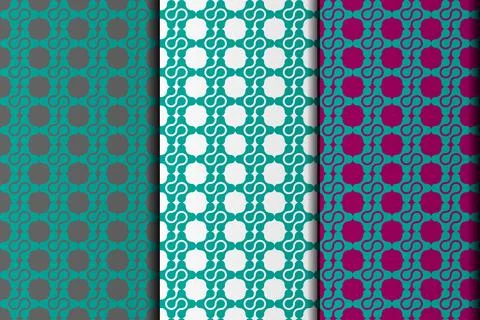 Decorative vector eps floral pattern design. Stock Illustration