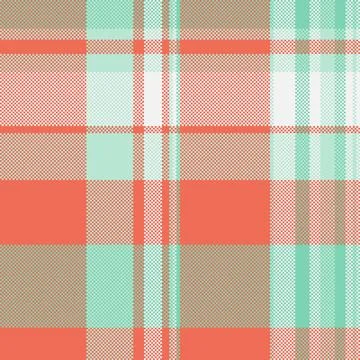 Decorative vector fabric seamless, shop textile texture plaid. Manufacturin.. Stock Illustration