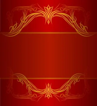 Decorative vector frame Stock Illustration