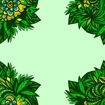 Decorative vector frame Stockillustratie