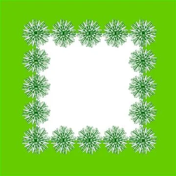 Decorative vector frame Illustrazione stock