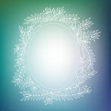 Decorative vector frame Stockillustratie