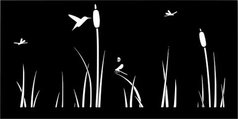 Decorative vector panel for cnc cutting. for interior partition Stock Illustration