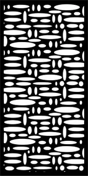 Decorative vector panel for cnc cutting. for interior partition Illustrazione stock