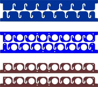 Decorative vector panel for cnc cutting. for interior partition Stock Illustration