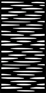 Decorative vector panel for cnc cutting. for interior partition Illustrazione stock