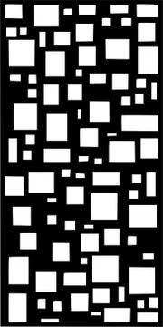 Decorative vector panel for cnc cutting. for interior partition Stock Illustration