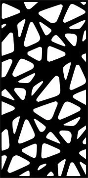 Decorative vector panel for cnc cutting. for interior partition Stock Illustration