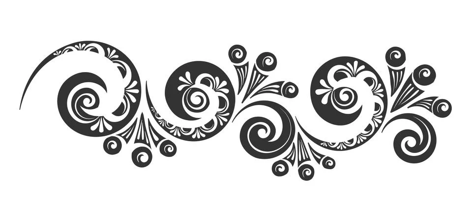 Decorative vector pattern. Stock Illustration