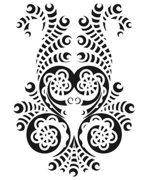 Decorative vector pattern. Stock Illustration