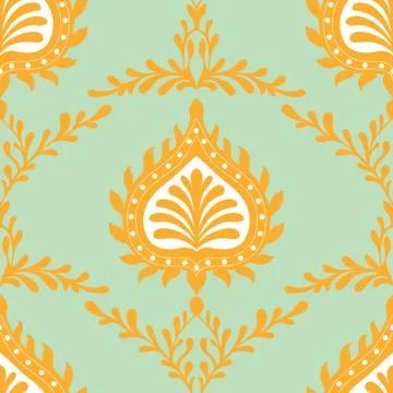 Decorative vector seamless pattern design Stock Illustration