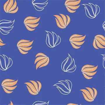 Decorative vector seamless pattern design Stock Illustration